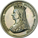 Australien: Victoria 1837-1901: Silberne Preismedaille 1888 Mit Signatur C.V. Der Inoffiziellen Welt - Other & Unclassified