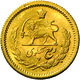 Delcampe - Iran - Anlagegold: Lot 3 Goldmünzen: 1/4 Pahlavi 1959 (SH 1338), KM # 1160a, Friedberg 104, Sehr Sch - Iran