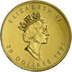 Kanada - Anlagegold: Elisabeth II 1952-,: 20 Dollars 1993, Maple Leaf, Gold ½oz, KM# 190,Stempelglan - Canada