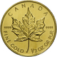 Kanada - Anlagegold: Elisabeth II 1952-,: 20 Dollars 1993, Maple Leaf, Gold ½oz, KM# 190,Stempelglan - Canada