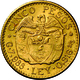 Kolumbien - Anlagegold: Lot 2 Goldmünzen:  5 Pesos 1919, KM # 195.1, Friedberg 110, Schön / 5 Pesos - Colombie