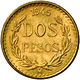 Mexiko - Anlagegold: Lot 7 Goldmünzen: Serie Goldmünzen Mit Folgenden Nominalen: 1 Peso 1865, 2 Peso - Messico