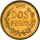 Delcampe - Mexiko - Anlagegold: Lot 3 Goldmünzen: 2 Pesos 1945; 2,5 Pesos 1945; 5 Pesos 1955. - Messico