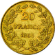 Belgien - Anlagegold: Lot 2 Goldmünzen: Leopold I. 1831 - 1865: 20 Francs 1865 L WIENER, KM # 23, Fr - Other & Unclassified