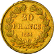 Frankreich - Anlagegold: Louis Philippe I. 1830-1848: Lot 2 Goldmünzen: 20 Francs 1831 A, KM # 746.1 - Autres & Non Classés
