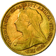 Delcampe - Großbritannien - Anlagegold: Victoria 1837-1901: Lot 3 Goldmünzen: ½ Sovereign 1896, KM # 784, Fried - Other & Unclassified