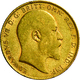 Großbritannien - Anlagegold: Edward VII 1901-1911: Lot 2 Goldmünzen: ½ Sovereign 1910, KM # 804, Fri - Other & Unclassified