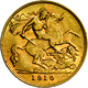 Großbritannien - Anlagegold: Edward VII 1901-1911: Lot 2 Goldmünzen: ½ Sovereign 1910, KM # 804, Fri - Other & Unclassified