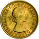 Großbritannien - Anlagegold: Lot 2 Goldmünzen: Georg V. 1910-1936: ½ Sovereign 1912, KM # 819, Fried - Autres & Non Classés