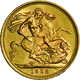 Großbritannien - Anlagegold: Lot 2 Goldmünzen: Georg V. 1910-1936: ½ Sovereign 1912, KM # 819, Fried - Autres & Non Classés