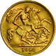 Großbritannien - Anlagegold: Lot 2 Goldmünzen: Georg V. 1910-1936: ½ Sovereign 1912, KM # 819, Fried - Altri & Non Classificati