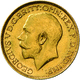 Großbritannien - Anlagegold: Georg V. 1910-1936: Lot 2 Goldmünzen: Sovereign 1915 + 1916, KM# 820, F - Autres & Non Classés