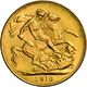 Großbritannien - Anlagegold: Georg V. 1910-1936: Lot 2 Goldmünzen: Sovereign 1915 + 1916, KM# 820, F - Other & Unclassified