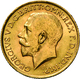 Großbritannien - Anlagegold: Georg V. 1910-1936: Lot 2 Goldmünzen: Sovereign 1915 + 1916, KM# 820, F - Altri & Non Classificati