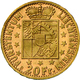 Liechtenstein - Anlagegold: Franz Josef II. 1938-1989: Lot 2 Stück; 20 Franken 1966; Gold 900/1000; - Liechtenstein