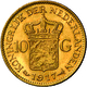 Niederlande - Anlagegold: Lot 3 Goldmünzen: Willem III. 1849-1890: 10 Gulden 1876, KM # 106, Friedbe - Monnaies D'or Et D'argent