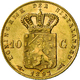 Delcampe - Niederlande - Anlagegold: Lot 3 Goldmünzen: Willem III. 1849-1890: 10 Gulden 1876, KM # 106, Friedbe - Monete D'Oro E D'Argento