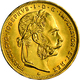 Österreich - Anlagegold: Franz Joseph I. 1848-1916: Lot 5 Goldmünzen: 4 Fl/10 Fr 1892, Schön; 8 Fl/2 - Austria