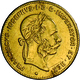 Delcampe - Österreich - Anlagegold: Franz Joseph I. 1848-1916: Lot 5 Goldmünzen: 4 Fl/10 Fr 1892, Schön; 8 Fl/2 - Austria