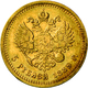 Russland - Anlagegold: Alexander III. 1881-1894: 5 Rubel 1889, KM Y# 42, Friedberg 168, Sehr Schön. - Russia