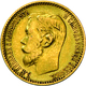 Russland - Anlagegold: Nicholas II. 1894-1917: 5 Rubel 1899 ( FZ - Felix Zaleman) , KM Y# 62, Friedb - Russie