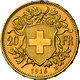 Schweiz - Anlagegold: 20 Franken (Vreneli) 1916 B, KM# 35.1, Friedberg 499, 6,45 G, 900/1000. Sehr S - Altri & Non Classificati