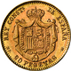 Spanien - Anlagegold: Lot 2 Goldmünzen: Alfonso XIII. 1886-1931: 20 Pesetas 1896 (NP 1962), KM # 709 - Autres & Non Classés