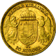 Ungarn - Anlagegold: Franz Josef I. 1848-1916: Lot 2 Goldmünzen: 10 Korona 1898, KM # 485, Friedberg - Ungheria
