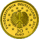 Deutschland - Anlagegold: 20 Euro 2014, Kastanie, Gold 999,9, 3,89 G, Jaeger 589, In Originalkapsel - Germania