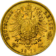 Baden: Friedrich I. 1852-1907: Lot 2 Goldmünzen: 10 Mark 1875 G, Jaeger 186, Einhieb Am Rand, Schön - Gold Coins