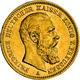 Preußen: Friedrich III. 1888: 20 Mark 1888 A, Jaeger 248, 7,97 G, 900/1000. Kleiner Randschlag, Sehr - Gold Coins