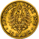 Preußen: Wilhelm I. 1861-1888: Lot 2 Goldmünzen: 10 Mark 1875 A, Jaeger 245, Einhieb Sonst Schön / 2 - Gold Coins