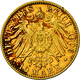 Preußen: Wilhelm II. 1888-1918: Lot 2 Goldmünzen: 10 Mark 1906 A, Jaeger 251, Korrosionsspuren Sonst - Pièces De Monnaie D'or