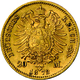Sachsen: Johann 1854-1873: 20 Mark 1872 E, Jaeger 258, Sehr Schön. Gewicht 7,965 G, 900/1000. - Pièces De Monnaie D'or