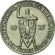 Weimarer Republik: 5 Reichsmark 1925 F, Rheinlande, Jaeger 322, Vorzüglich. - Altri & Non Classificati