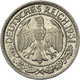 Weimarer Republik: 50 Reichspfennig 1931 G, Jaeger 324, AKS 2018, No. 40, Auflage: 60.000 Exemplare, - Altri & Non Classificati