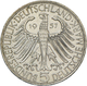 Bundesrepublik Deutschland 1948-2001: 5 DM 1957 J, Freiherr Von Eichendorff, Jaeger 391, Sehr Schön. - Other & Unclassified