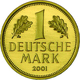 Bundesrepublik Deutschland 1948-2001 - Goldmünzen: Goldmark 2001 F, Jaeger 481, In Original Kapsel, - Other & Unclassified