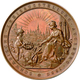 Medaillen Deutschland: Augsburg : Bronzemedaille 1886 Von A. Börsch, Auf Die Schwäbische Kreisausste - Altri & Non Classificati