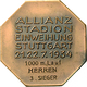 Medaillen Deutschland - Geographisch: Stuttgart: Lot 2 Stück, Stuttgart: Bronzeplakette 1935 (von Ma - Autres & Non Classés