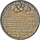 Medaillen - Religion: Silbermedaille O. J. (17. Jhd.), Auf Die 10 Gebote; 26 Mm, 5,2 G, Patina, Sehr - Non Classés
