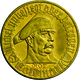 Kolonien Und Nebengebiete: Lot 11 X Not-Goldmark Bielefeld 1923 Aus Vergoldete Bronze, Auch Als Biel - Autres & Non Classés