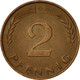 Monnaie, République Fédérale Allemande, 2 Pfennig, 1961, Karlsruhe, TTB - 2 Pfennig
