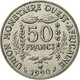 Monnaie, West African States, 50 Francs, 1990, Paris, TTB+, Copper-nickel, KM:6 - Côte-d'Ivoire