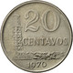 Monnaie, Brésil, 20 Centavos, 1970, TTB+, Stainless Steel, KM:Pr3 - Brésil