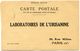 TURQUIE CARTE POSTALE BON POUR UN FLACON ECHANTILLON D'URISANINE DEPART (CONSTANTINOPLE) 3-3-2? POUR LA FRANCE - Cartas & Documentos