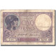 France, 5 Francs, 5 F 1917-1940 ''Violet'', 1918, 1918-02-12, B+, Fayette:3.2 - 5 F 1917-1940 ''Violet''