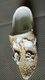 PETIT SOULIER Miniatiure 10cm En PORCELAINE - Décor Fleurs Relief (accidenté) 11cmx4cm - Sonstige & Ohne Zuordnung