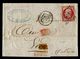 Lettre - Napoléon III Avec N° 17Al (carmin Foncé) - Bon Etat - Cote + De 150,00 € - 1853-1860 Napoléon III