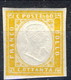 Sardegna, IV Em 1861 SA N.17D C. 80 Arancio Carico MNH Cat. € 80 - Sardegna